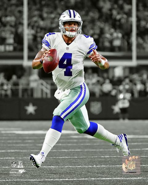 Dallas Cowboys Dak Prescott 8x10 Photo Spotlight Action