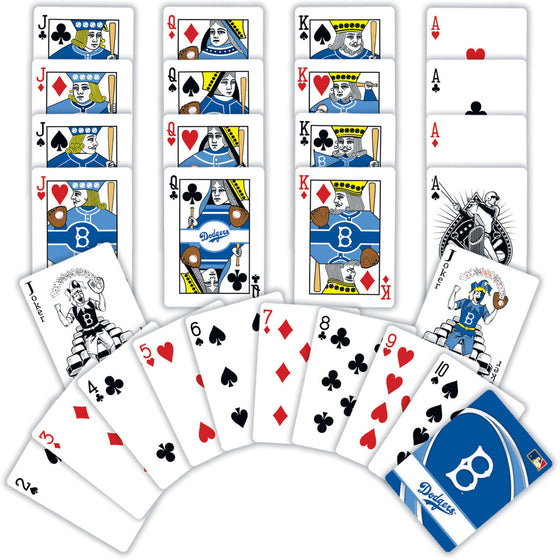 Brooklyn Dodgers MLB Playing Cards - 54 Card Deck