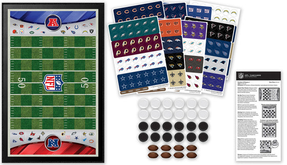 NFL - All Teams Checkers Board Game