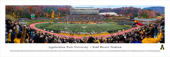 Appalachian State Football - 50 Yd Line - Unframed - 757 Sports Collectibles