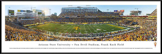 Arizona State Football - 50 Yard Line - Standard Frame - 757 Sports Collectibles