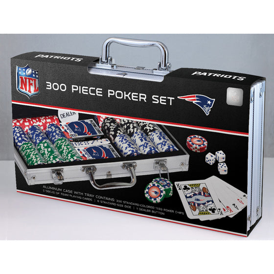 New England Patriots 300 Piece NFL Poker Chips