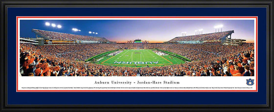 Auburn University Football - End Zone - Deluxe Frame - 757 Sports Collectibles