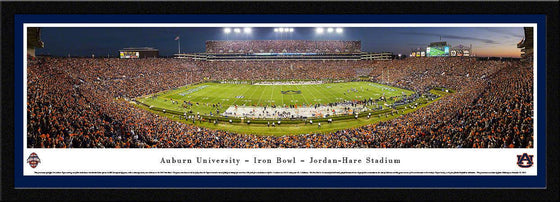 Auburn University Football - 50 Yard Line - Twilight - Select Frame - 757 Sports Collectibles