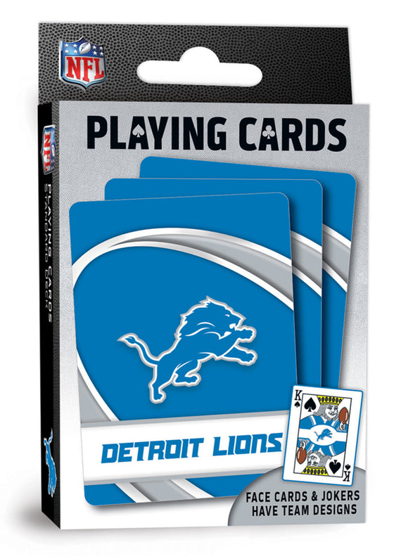 Detroit Lions NFL Playing Cards - 54 Card Deck