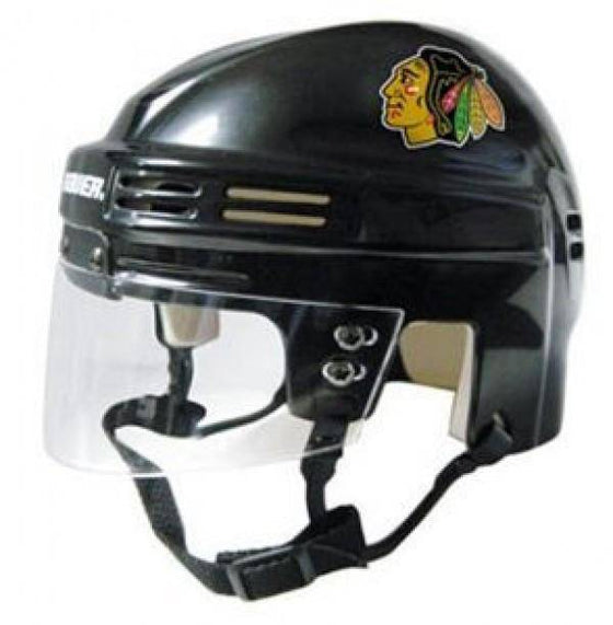 Chicago Blackhawks Player Replica Mini Hockey Helmet - Black - 757 Sports Collectibles