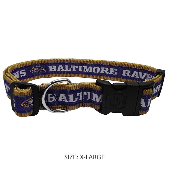 Baltimore Ravens Pet Collar by Pets First - 757 Sports Collectibles