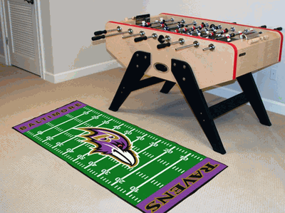 Baltimore Ravens Football Field Runner Rug