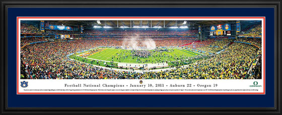 BCS 2011 Football Champions - Auburn - Deluxe Frame - 757 Sports Collectibles