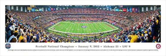 BCS 2012 Football Champions - Alabama - Unframed - 757 Sports Collectibles