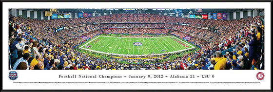 BCS 2012 Football Champions - Alabama - Standard Frame - 757 Sports Collectibles