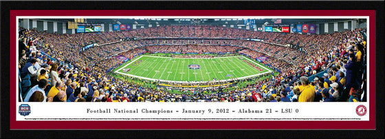 BCS 2012 Football Champions - Alabama - Select Frame - 757 Sports Collectibles