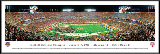 BCS 2013 Football Champions - Alabama - Standard Frame - 757 Sports Collectibles