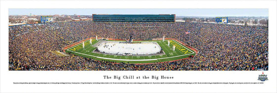 The Big Chill At The Big House Hockey - Unframed - 757 Sports Collectibles