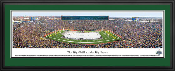 The Big Chill At The Big House Hockey - MSU Deluxe Frame - 757 Sports Collectibles