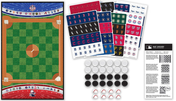 MLB - All Teams Checkers Board Game