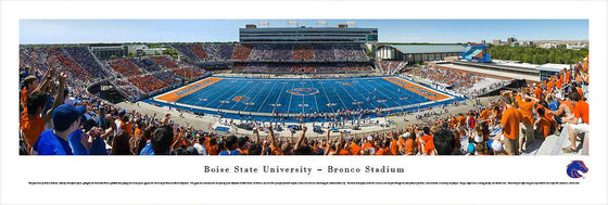 Boise State Football - 50 Yard Line - Unframed - 757 Sports Collectibles