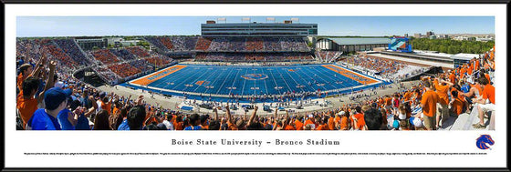 Boise State Football - 50 Yard Line - Standard Frame - 757 Sports Collectibles