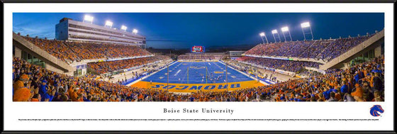 Boise State Football - End Zone - Standard Frame - 757 Sports Collectibles