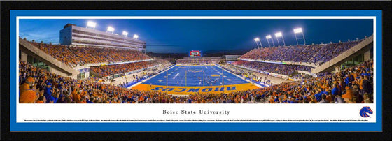 Boise State Football - End Zone - Select Frame - 757 Sports Collectibles