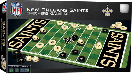 New Orleans Saints NFL Checkers Board Game