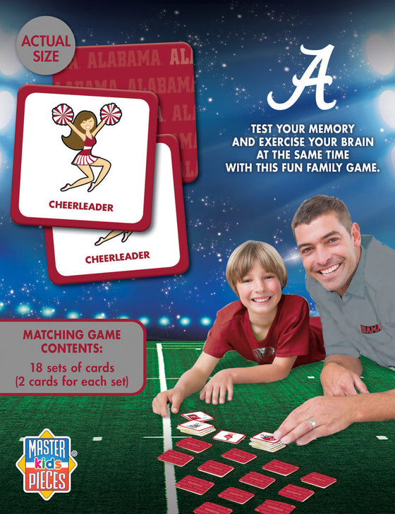 Alabama Crimson Tide NCAA Matching Game