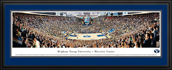 Brigham Young  Basketball - Deluxe Frame - 757 Sports Collectibles