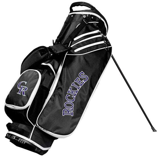 Colorado Rockies Birdie Stand Golf Bag Blk