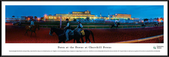 Dawn At Churchill Downs - Standard Frame - 757 Sports Collectibles