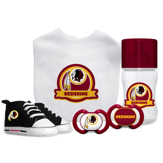 Washington Redskins NFL Baby Fanatic Officially Licensed 5 Piece Unisex Gift Set