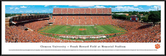 Clemson Football - 50 Yard Line - Standard Frame - 757 Sports Collectibles