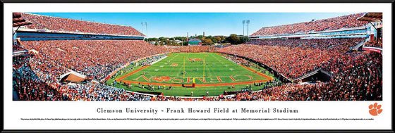 Clemson Football - End Zone - Standard Frame - 757 Sports Collectibles