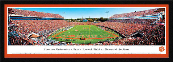 Clemson Football - End Zone - Select Frame - 757 Sports Collectibles