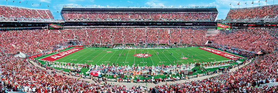 Stadium Panoramic - Alabama Crimson Tide 1000 Piece Puzzle - Center View