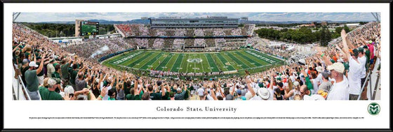 Colorado State Rams Football - 50 Yard Line - Standard Frame - 757 Sports Collectibles