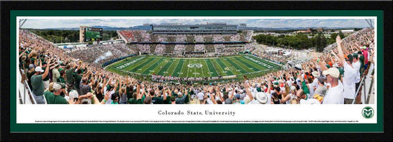 Colorado State Rams Football - 50 Yard Line - Select Frame - 757 Sports Collectibles