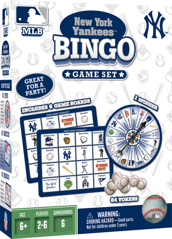 New York Yankees MLB Bingo Game