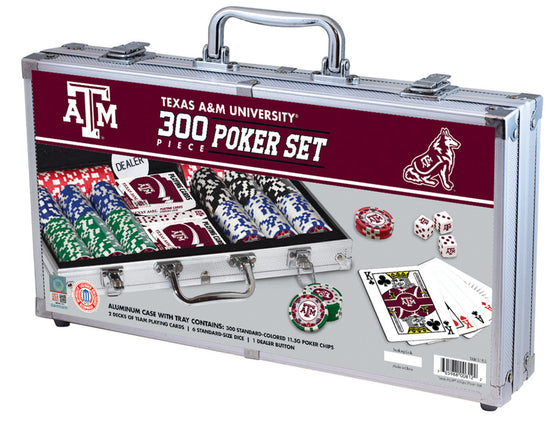 Texas A&M Aggies 300 Piece NCAA Poker Chips