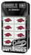 NCAA Arkansas Razorbacks 28 Piece Dominoes