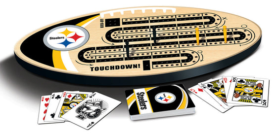 NFL Pittsburgh Steelers Cribbage Board Game