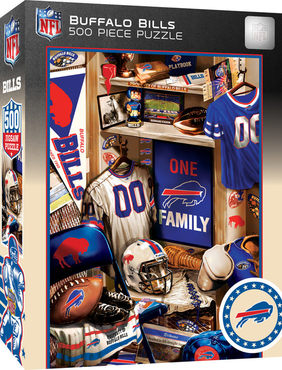 Buffalo Bills Locker Room - 500 Piece NFL Sports Puzzle