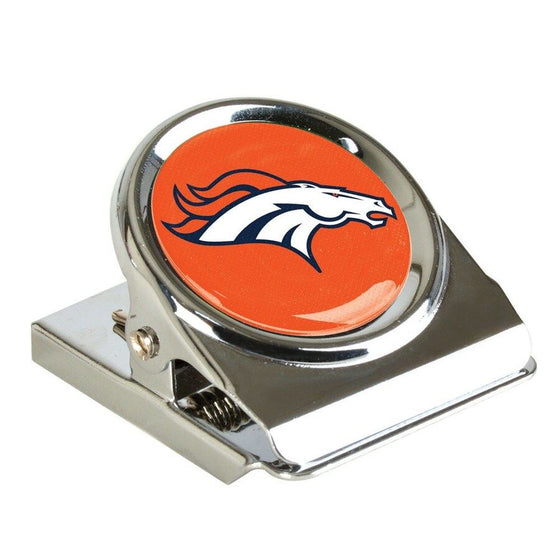 Nfl Metal Magnet Clip - Broncos