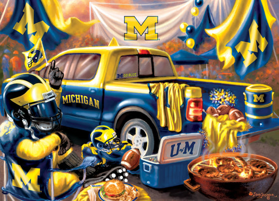 Michigan Wolverines Gameday - 1000 Piece NCAA Sports Puzzle