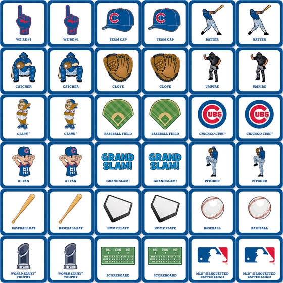 Chicago Cubs MLB Matching Game