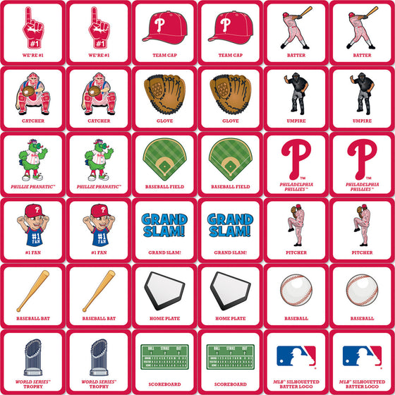 Philadelphia Phillies MLB Matching Game