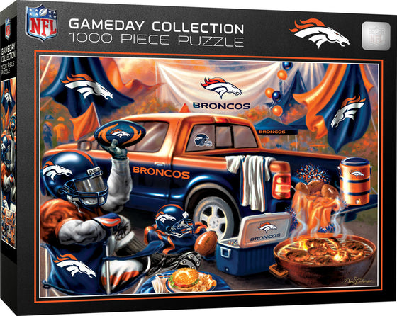 Denver Broncos Gameday - 1000 Piece NFL Sports Puzzle