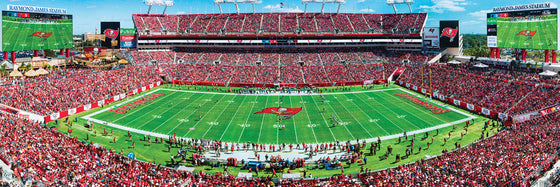 Stadium Panoramic - Tampa Bay Buccaneers 1000 Piece Puzzle - Center View