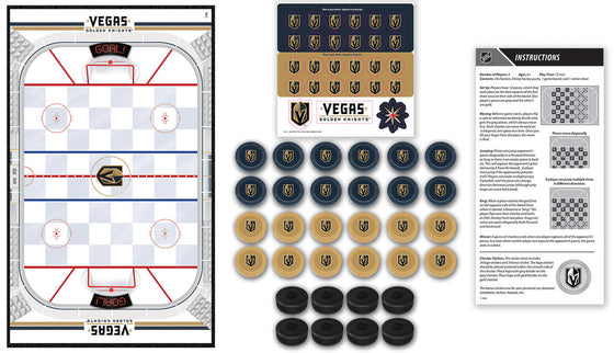 Las Vegas Golden Knights NHL Checkers Board Game