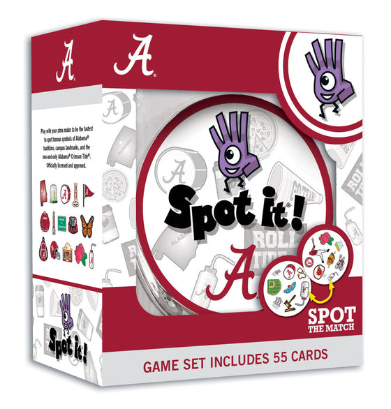 Alabama Crimson Tide NCAA Spot It Game