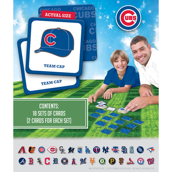 Chicago Cubs MLB Matching Game